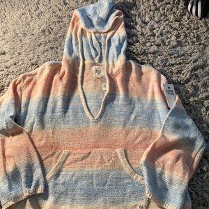 Billabong hooded lightweight sweater - medium NWT